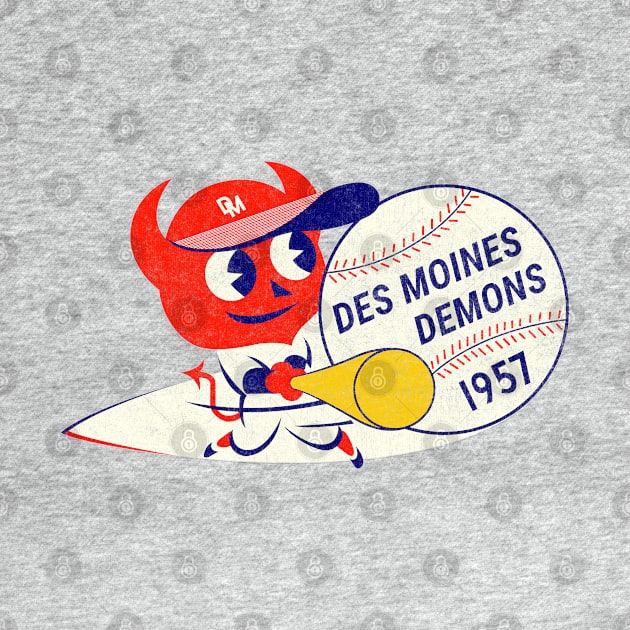 Vintage Des Moines Demons Baseball 1925 by LocalZonly